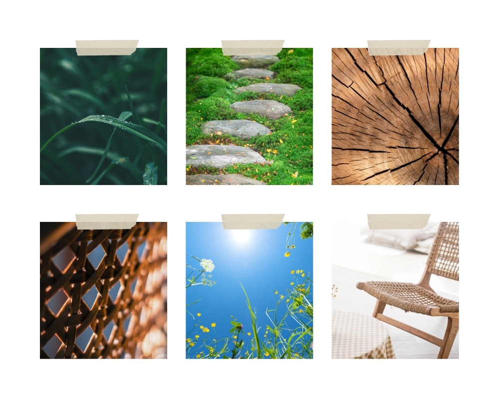 Vision Board Garten Beispiel