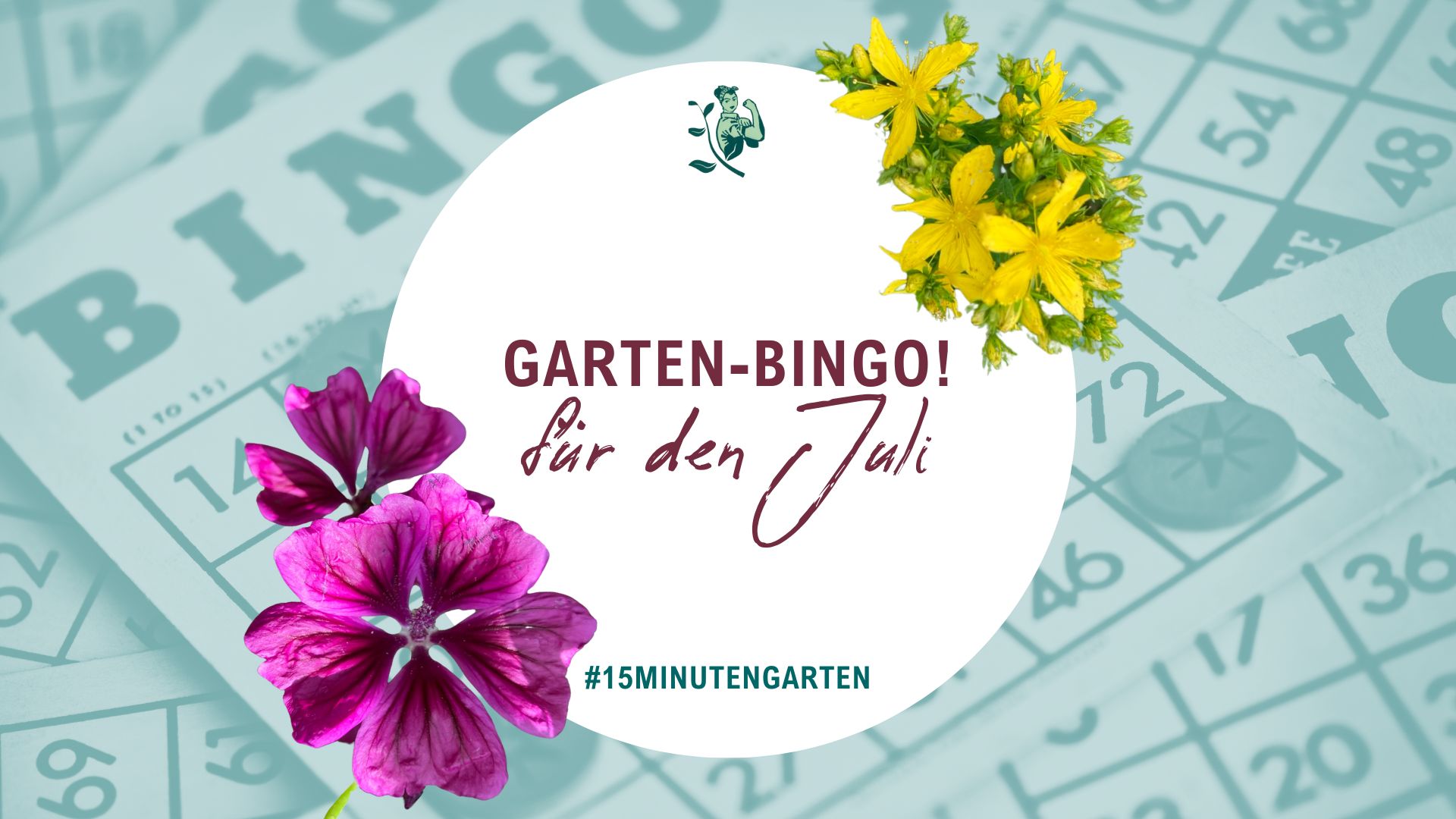 BINGO! Gartenarbeiten im Juli – für alle, die ihren Garten spielend im Griff haben wollen