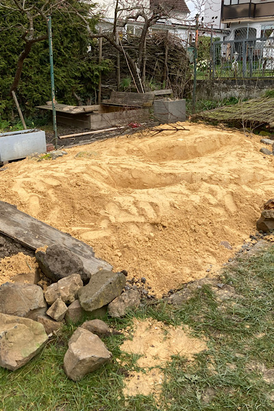 Sandarium bauen und modellieren